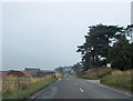 A458 at Buttington Hall Farm entrance