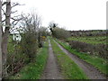 Field access road with pedestrian access