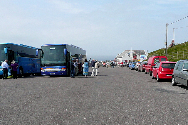 The car park at Mizen Head