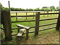 A stile on the footpath