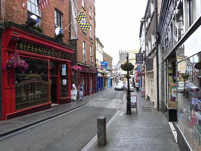 One of the lanes in Ennis town centre