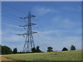TQ7560 : Pylon near Blue Bell Hill by Chris Whippet