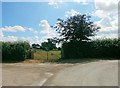 Gate at T junction at Fox Hall