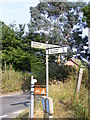 Roadsign on Fox Hill