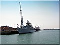 SU6201 : HMS Westminster at HM Naval Base, Portsmouth Harbour by David Dixon