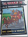 Sign at "The Coach and Horses" PH