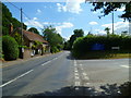 Looking south along The Street