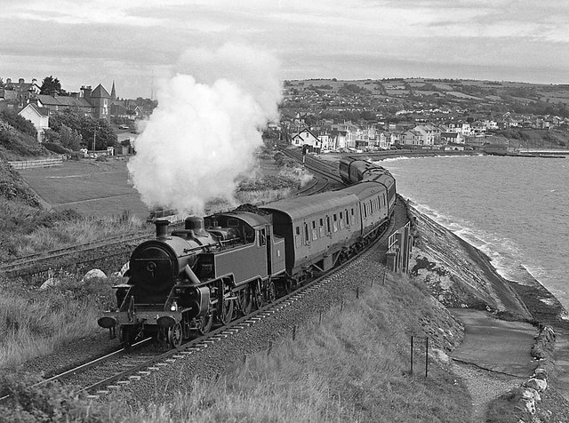 Steam train leaving Whitehead