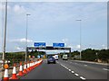 Roadworks as the M27 and M275 separate