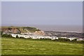 Caravans by the beach at Doniford