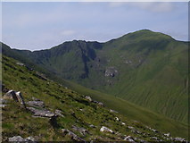 NH0509 : Rocky western slope of A'Chioch in Glen Shiel, West Highlands by ian shiell