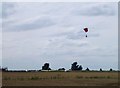 TL4289 : Parachutist landing at Chatteris Airfield, Cambridgeshire by Richard Humphrey