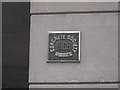 SJ8497 : Concrete Society Award plaque, Mancunian Way by Christopher Hilton