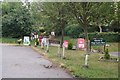 Village shop car park