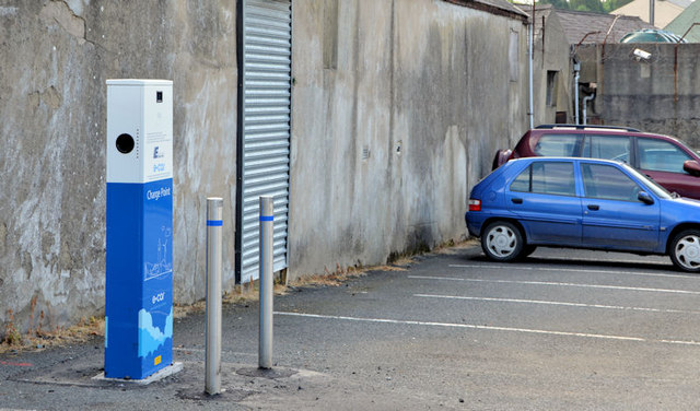 E-car charge point, Dromore