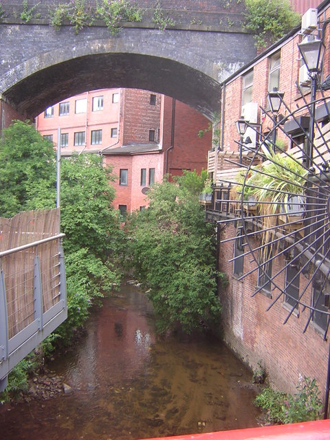 Manchester: River Medlock from Charles Street