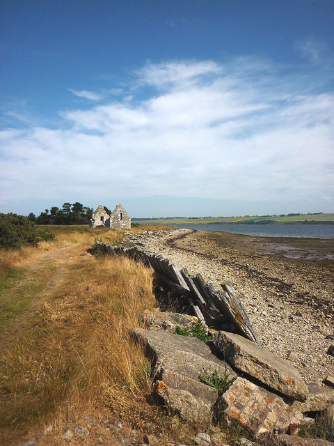 Ruin by the shore, Balconie Point