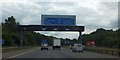 Sign gantry west of junction 5 of M27