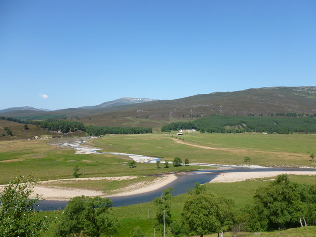 The confluence of the Dee and the Quoich