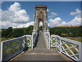 Roxburghshire Architecture : The Southern Approach Ramp To The Chain Bridge At Melrose