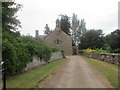 The driveway to Aberdalgie Church