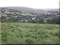 Looking down on Withypool