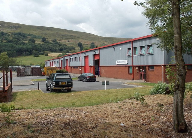 Rising Sun Industrial Estate, Blaina © Jaggery cc-by-sa/2.0 :: Geograph ...