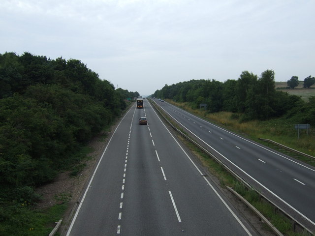 A1 northbound near Barrowby