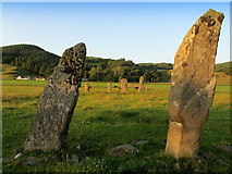 NR8396 : Ballymeanoch Standing Stones by Chris Heaton