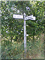TM3182 : Roadsign on Mill Lane by Geographer