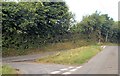 Triangular junction near Cefn Crin