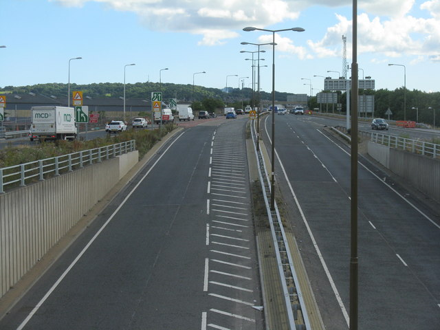 The A8 from Gogar Roundabout