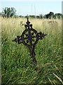 Iron headstone in St John churchyard