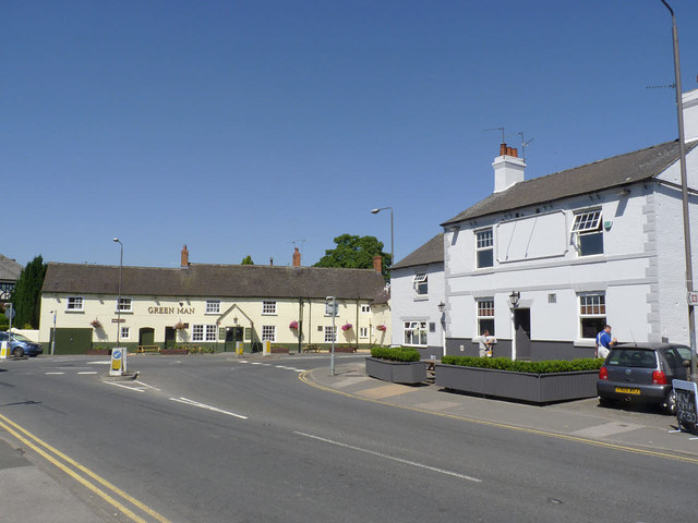 The Green Man and The Rising Sun © Alan Murray-Rust :: Geograph Britain ...