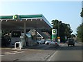 SP1825 : BP filling station on Fosse Way by David Smith