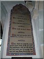 Holy Trinity Church, Bowerchalke: The Ten Commandments (b)