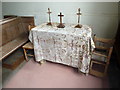 Holy Trinity Church, Bowerchalke: side altar