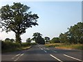 SP2030 : Fosse Way looking north from turning to Longborough by David Smith