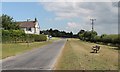 Swinhope road and bench