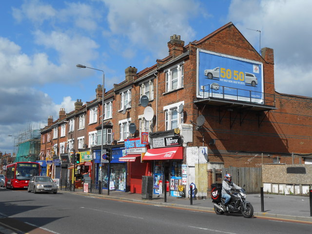 A row of shops on Forest Road