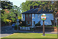 Village sign on Pembury village green