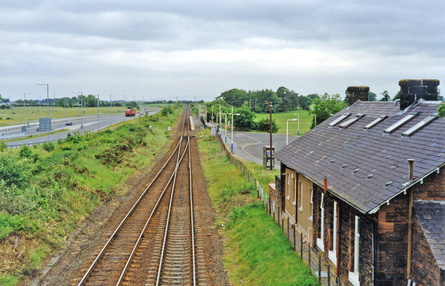 Gretna Green stations (closed and open), 1997