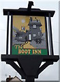 The Boot Inn name sign, Chipping Sodbury