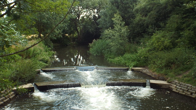 Weir on the River Lea, Hertford