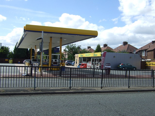 Service station off the Great North Road