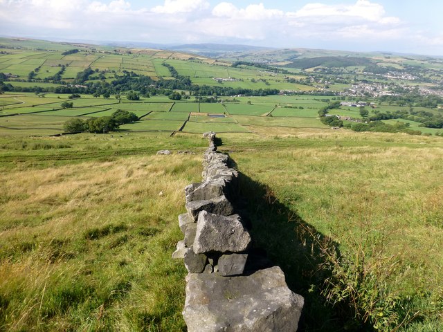 Grassland Divide By Dry Stone Walls