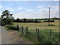 Looking over the field gate