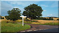 Road junction near Clavering, Essex