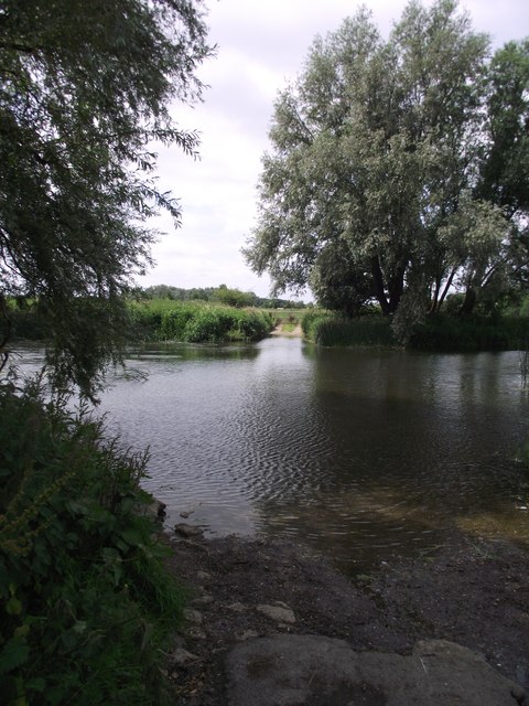 Ford across the River Great Ouse at Clapham