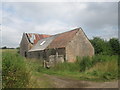 Derelict farm building at the end of Water Lane